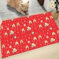 thumbnail image 2 of Red British Plaid Doormat Welcome Doormats Plaid Rugs Farmhouse Layered Door Mat Perfect for Front Door Porch Outdoor Rug, 2 of 7