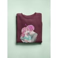 thumbnail image 3 of Anime Couple Sweet Kiss Sweatshirt Women -Image by Shutterstock, Female XX-Large, 3 of 4