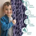 thumbnail image 3 of Blackout Kids Curtains,Leopard Pattern Purple Childrens Insulated Curtains Set Of 2,Bedroom Essentials,Toddler Room Decor 42"x84", 3 of 5