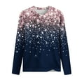 thumbnail image 4 of GaThRRgYP Plus Size Tops for Women,Womens Tops Summer,Women's Printed Round Neck Pullover Long Sleeved Casual Women's Tops, 4 of 4