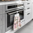 thumbnail image 4 of SEANATIVE Hummingbird Hanging Hand Towels for Kitchen Decorative Floral Fast Drying Hand Towels for Bathroom Set of 2 Portable Hand Dry Towel with Hanging Loop Machine Washable Hang Towel, 4 of 7