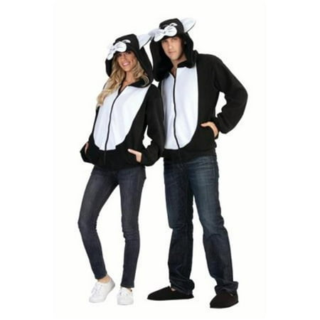 Cassidy the Cat Adult Hoodie Costume - Black & White,