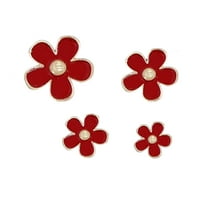 Juliy Car Aromatherapy Clip Cute Car Air Vent Clip 4pcs Flower Car Air Freshener Air Vent Mount Aromatherapy Diffuser