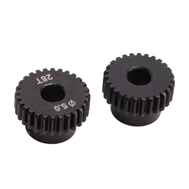 Engranaje de piñón de motor RC Jadeshay Juego de engranajes de piñón 48DP Negro