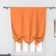thumbnail image 2 of Nvzi Cortina opaca con lazo, aislante térmico, ajustable, para ventanas pequeñas, con bolsillo para barra (39" x 55", naranja), 2 of 5