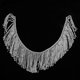 thumbnail image 3 of Costura Larga Borla Garra Cadena Ropa Apliques Costura Borla Cadena, Costura Borla Cadena De Cristal, 1 Yarda Para Coser Artesanía DIY ANGGREK Tassel Rhinestones Trim, 3 of 8