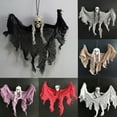 thumbnail image 3 of CNKOO Halloween Hanging Skull Head Ghost Haunted House Escape Horror Props Ornament, 3 of 4