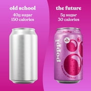 poppi Doc Pop Prebiotic Soda, 12 fl oz, 4 Pack Cans