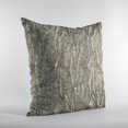 thumbnail image 2 of Plutus Gunmetal Yarns Shiny Fabric With Twig Pattern Luxury Throw Pillow - Double sided 20" x 26" Standard, 2 of 3