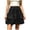 Black, variant on Flowy Shorts For Women Ruffled Tiered Skirts Summer Boho High Waist Tennis Golf Mini Skorts Elegant Comfy Skirt 2026