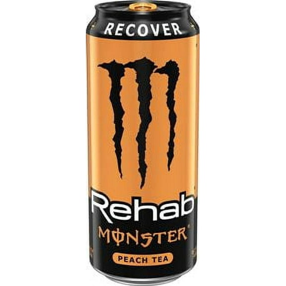Monster Energy Rehab Peach Tea   Energy - 15.5 oz., (12 Pack)
