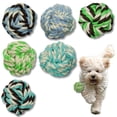 thumbnail image 1 of Otterly Pets Juguete para cachorros, bolas de cuerda pequeñas para perros, dentición, juguete de alg, 1 of 6