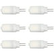 thumbnail image 1 of 6 Uds G4 Bombilla LED 12V 360  G4 LED G4 Bombilla LED 12V Luminiscencia 360  Disipación de Calor bajo Consumo de Energía Bombillas de Interfaz Estándar General 3W ANGGREK Otros, 1 of 8