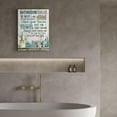 thumbnail image 3 of Bathroom Decor Canvas Wall Art Rustic Bathroom Rules Sign Picture Turquoise Bathroom Wall Decor Painting Framed Modern Artwork for Bathroom Toilet LaundryRoom Decor 12x16 inch, 3 of 6