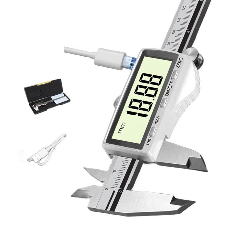 Rechargeable Digital Vernier Caliper: High for Precision Measurements with USB-C