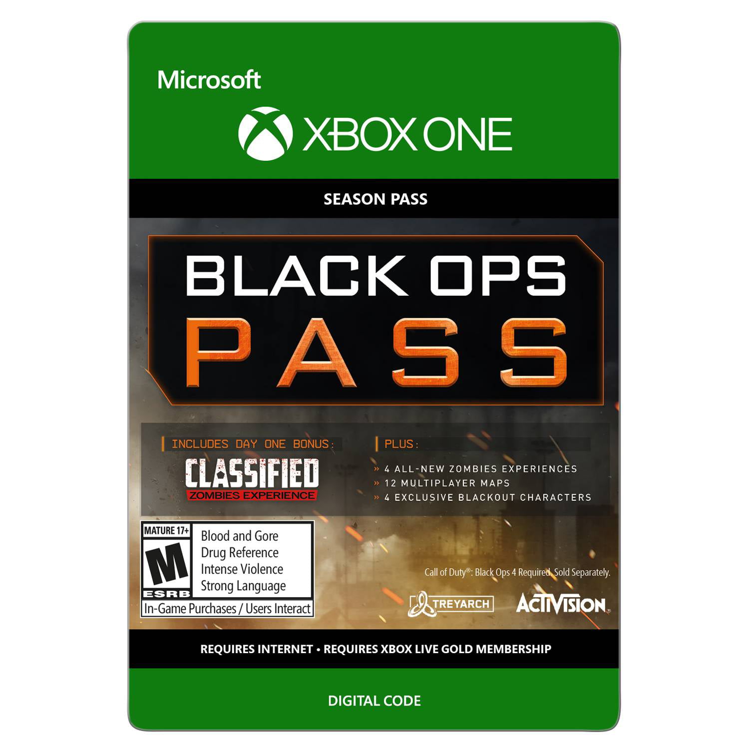 Call Of Duty Black Ops 4 Black Ops Pass Activision Xbox