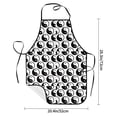 thumbnail image 2 of Disketp Yin Yang Kitchen Apron with adjustable Aprons for Women with Pockets Cooking Powder Pink Apron, 2 of 7