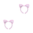 thumbnail image 4 of Diadema con orejas de gato Sonducket dibujos animados Rosa+Blanco 2piezas, 4 of 6