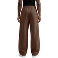 thumbnail image 6 of Men Elastic Drawstring Waist Casual Sweatpants Wide Leg Loose Athletic Jogger Pants Soft Streetwear Trousers With Side Pockets 2XL, 6 of 8