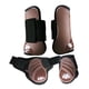 thumbnail image 4 of 2 pares de botas para el cuidado de caballos, botas para salto y ejercicio, botas de equitación para tendones. Marrón XL, 4 of 9