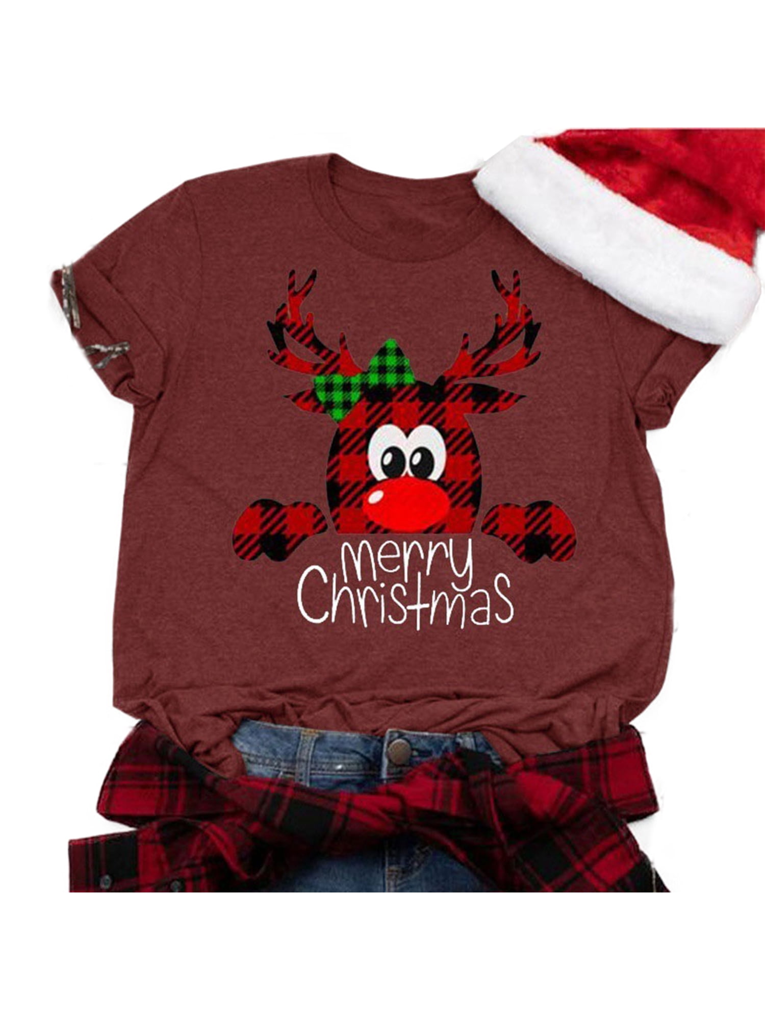 plus size xmas tops