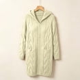thumbnail image 6 of jehdhy Womens Winter Long Cardigan Sweaters Long Sleeve Open Front Hooded Coat Fall Fashion Casual Outwear Tops with Pocket, 6 of 7