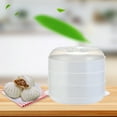 thumbnail image 5 of ABS Microwave Food Steamer for Home Kitchen Heating Steamer Healthy Veggies Fish Tier, 5 of 7