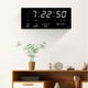thumbnail image 5 of Reloj despertador digital Zulema Temperatura Calendario Blanco, 5 of 5