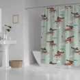 thumbnail image 3 of Coolnut Shower Curtain Set with Hooks Dauche Skate Polyester Waterproof Bath Curtain for Bathroom Bathtubs Decor 60 x 72 Inches, 3 of 6