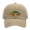 Washed Khaki, variant on Vintage Washed Cotton Baseball Dad Hat for Adults, Colorful Peacock Bass Fish Embroidered Adjustable Casual Outdoor Fishing Cap for Men Women