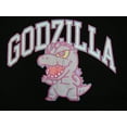 thumbnail image 2 of Chibi Godzilla Collegiate Style Basic Black Short Sleeve Tee -XXL, 2 of 3