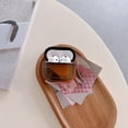 thumbnail image 4 of Luminous Quicksand AirPod Case for AirPods 1/2/3/4/Pro 2/3 - Shock Absorbing and Protective, Glow-in-the-Dark Comes with a Detachable Keychain, Anti-Scratch, Soft Silicone (Black, Airpods 3), 4 of 7