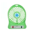thumbnail image 1 of Klonfd Snowflake Mini Desk Fan USB Rechargeable 3 Speed Quiet Fan Portable Fan With Strong Airflow For /Home, 1 of 5