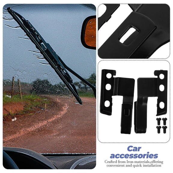 HOMEMAXS 2-Pack Windshield Wiper Arm Adapters Replacement Parts for Car Wiper Blades and Easy to Install