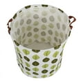 thumbnail image 5 of AUCHEN Large Collapsible Laundry Hamper with Handles,Storage Baskets,Waterproof Dirty Clothes Laundry Basket,Foldable Bin Storage Basket Organizer for Kids Baby Toy Collection(Round - Oval Leaves), 5 of 8