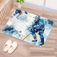 thumbnail image 5 of Ice Hockey Polyester Non-Slip Machine Washable Floor Mats & Door Mat Chair Rug, 5 of 6