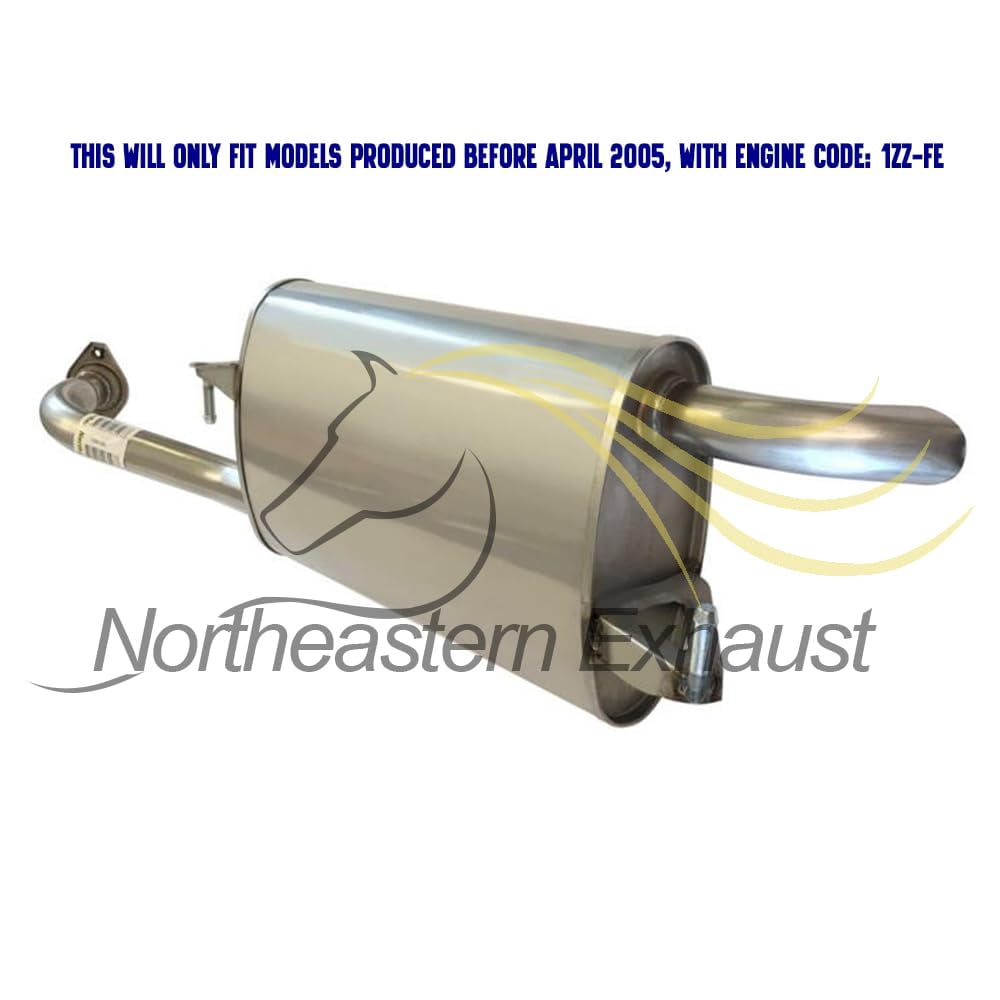 Stainless Steel Exhaust Muffler Fits 2009–2013 Toyota Corolla 1.8L – Direct Fit