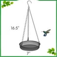 thumbnail image 2 of Pakyozj Hanging Bird Feeder, Birdfeeder Hanging for Garden Yard Outside Hanging Bird Feeder Tray - Metal Mesh Platform Feeders for Birds Outside Outdoors Hanging for Attracting Birds, 2 of 6