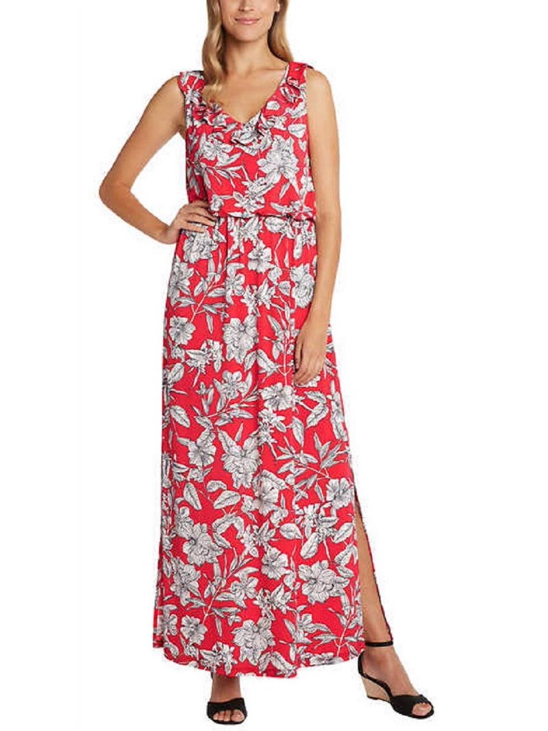 chinese dress ladies Amazon.com: Matty M Ladies' Ruffle Front Maxi Dress (X-Small) Black :  Clothing, Shoes & Jewelry