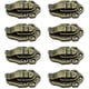thumbnail image 1 of Juego de 8 pestillos de cierre de palanca Pestillo de palanca retro vintage para cajas de joyería Cajas de regalo-Bronce, 70 * 28 mm, orificio de cerradura 4 mm, 1 of 5