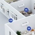 thumbnail image 3 of Dextrus 18000 BTU Mini Split Air Conditioner w/ Heat Pump, WiFi & Alexa, 19 SEER2, Covers 1250 sq ft, 3 of 10