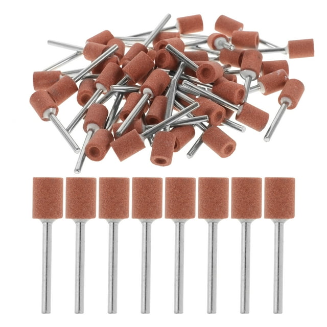 50Pcs Rotary Tool Bits Flint Cylindrical For Diy Projects Professionals