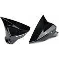 thumbnail image 4 of Applicable to Add-on Car Mirror Cap Cover Compatible For Seat Leon / 5F MK3 ST/Cupra 2013-2020 / . MK5 Arona 2017-2018 Car Side Rearview Mirror Cover(Glossy Black), 4 of 6