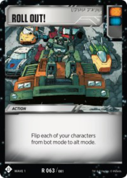 transformers roll and change