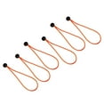 thumbnail image 1 of pitrice 6 Pcs Cordons Élastiques à Billes Robustes de 15 cm, Cordon à Attacher, Sangles de Auvent, Orange, 1 of 7