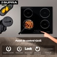 thumbnail image 2 of Parrilla de inducción SUPRA Magnética 4 quemadores 220v empotrable, 2 of 11