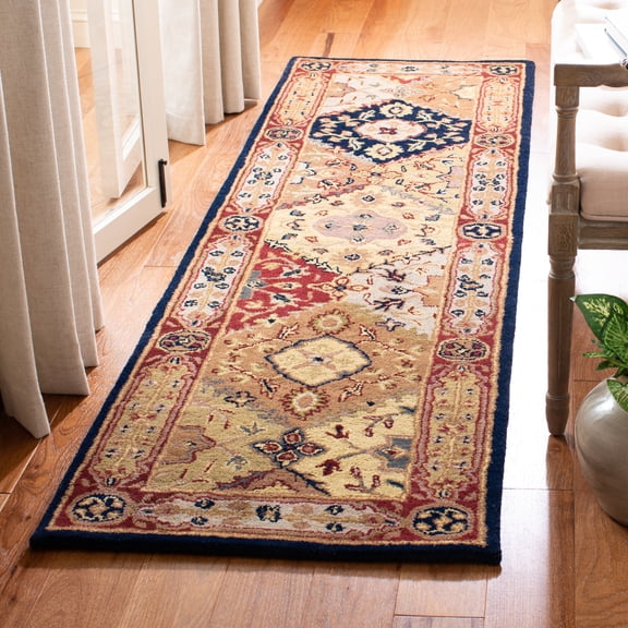 Safavieh Heritage Anita Oriental Wool Runner Rug, Multi/Red, 2'3" x 12'
