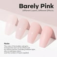 thumbnail image 5 of modelones Builder Nail Gel, 8-in-One Barely Pink Builder, Sheer Pink Rubber Base Gel Polish, LED Lamp Cured Color Base Hardener Strengthener Apex Building Extension for Girls DIY Salon Home, 5 of 8