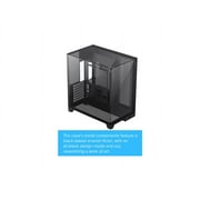GAMEMAX Infinity Plus Black USB3.0 / Type C ATX Mid-Tower Gaming Computer Case w/3 x Tempered Glass Side Panel (Fans Not Included)