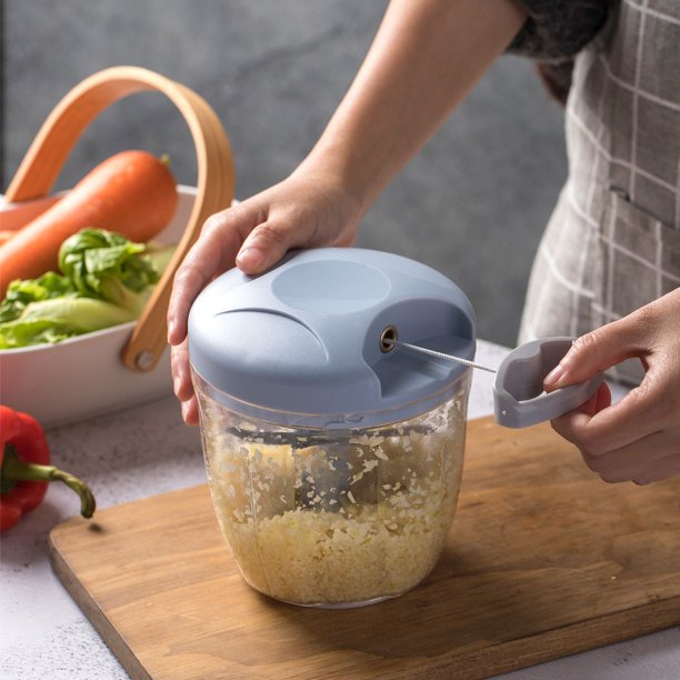 Cortador de verduras con cordón, extractor de ajo doméstico, picadora de ajo, puré de fruta picada de chile, molinillo de ajo